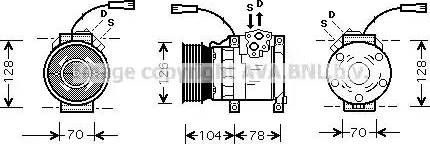 Ava Quality Cooling AU K168 - Compressore, Climatizzatore autozon.pro