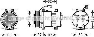 Ava Quality Cooling AU K203 - Compressore, Climatizzatore autozon.pro