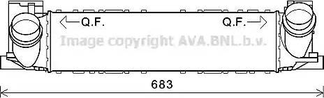 Ava Quality Cooling BW4464 - Intercooler autozon.pro