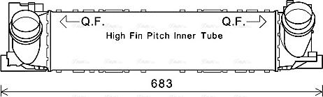 Ava Quality Cooling BW4467 - Intercooler autozon.pro