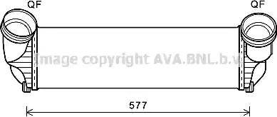 Ava Quality Cooling BW4543 - Intercooler autozon.pro