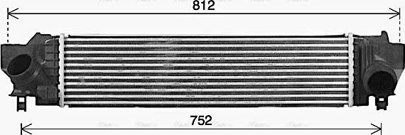 Ava Quality Cooling BW4582 - Intercooler autozon.pro