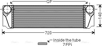 Ava Quality Cooling BW 4376 - Intercooler autozon.pro