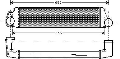 Ava Quality Cooling BW 4207 - Intercooler autozon.pro