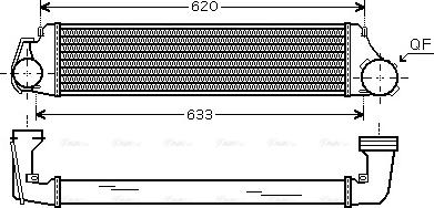 Ava Quality Cooling BW 4282 - Intercooler autozon.pro