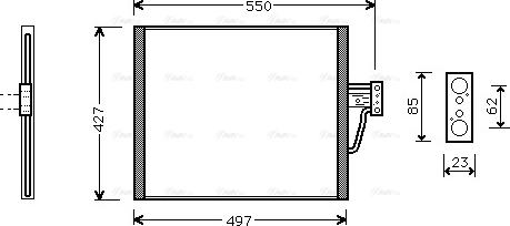 Ava Quality Cooling BW 5213 - Condensatore, Climatizzatore autozon.pro