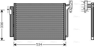 Ava Quality Cooling BW5281D - Condensatore, Climatizzatore autozon.pro