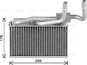 Ava Quality Cooling BW6600 - Scambiatore calore, Riscaldamento abitacolo autozon.pro