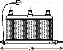 Ava Quality Cooling BW 6352 - Scambiatore calore, Riscaldamento abitacolo autozon.pro