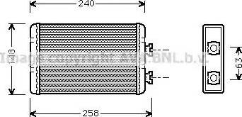 Ava Quality Cooling BW 6210 - Scambiatore calore, Riscaldamento abitacolo autozon.pro