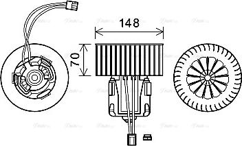 Ava Quality Cooling BW8540 - Ventilatore abitacolo autozon.pro