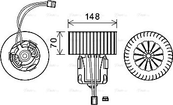 Ava Quality Cooling BW8539 - Ventilatore abitacolo autozon.pro