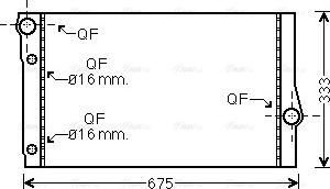 Ava Quality Cooling BW2410 - Radiatore, Raffreddamento motore autozon.pro