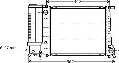 Ava Quality Cooling BW 2081 - Radiatore, Raffreddamento motore autozon.pro