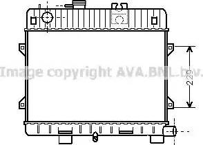 Ava Quality Cooling BW 2031 - Radiatore, Raffreddamento motore autozon.pro