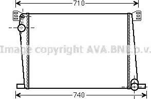 Ava Quality Cooling BW 2356 - Radiatore, Raffreddamento motore autozon.pro