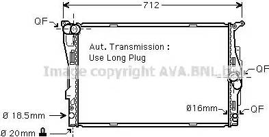 Ava Quality Cooling BW 2303 - Radiatore, Raffreddamento motore autozon.pro