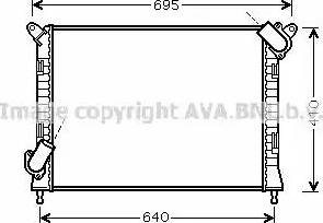 Ava Quality Cooling BW 2307 - Radiatore, Raffreddamento motore autozon.pro