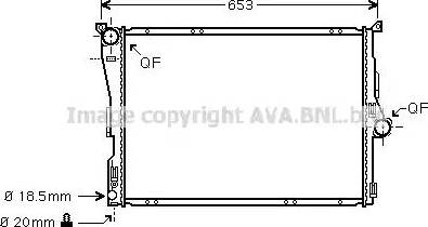 Ava Quality Cooling BW2290 - Radiatore, Raffreddamento motore autozon.pro