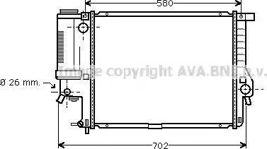 Ava Quality Cooling BW 2201 - Radiatore, Raffreddamento motore autozon.pro