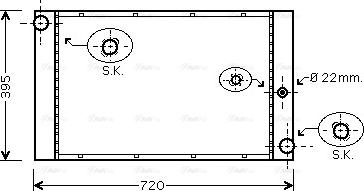 Ava Quality Cooling BW 2277 - Radiatore, Raffreddamento motore autozon.pro