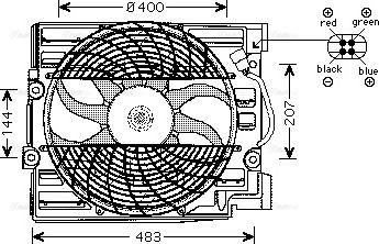 Ava Quality Cooling BW 7509 - Ventola, Raffreddamento motore autozon.pro