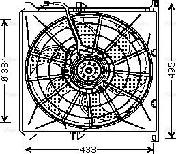 Ava Quality Cooling BW 7503 - Ventola, Raffreddamento motore autozon.pro