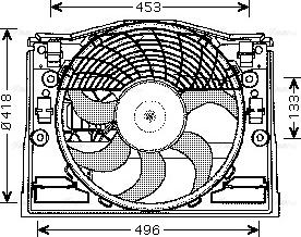 Ava Quality Cooling BW 7514 - Ventola, Raffreddamento motore autozon.pro