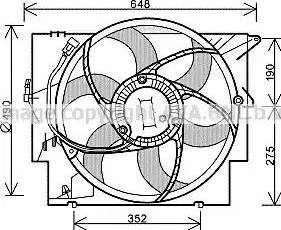 Ava Quality Cooling BW 7515 - Ventola, Raffreddamento motore autozon.pro