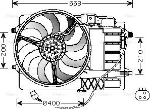 Ava Quality Cooling BW 7516 - Ventola, Raffreddamento motore autozon.pro