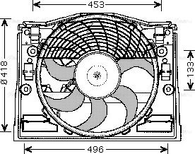 Ava Quality Cooling BW 7513 - Ventola, Raffreddamento motore autozon.pro