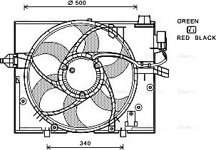 Ava Quality Cooling BW7531 - Ventola, Raffreddamento motore autozon.pro