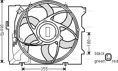 Ava Quality Cooling BW 7523 - Ventola, Raffreddamento motore autozon.pro