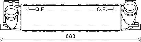 Ava Quality Cooling BWA4464 - Intercooler autozon.pro