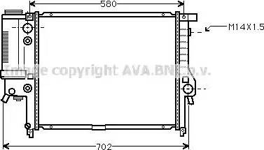 Ava Quality Cooling BWA2122 - Radiatore, Raffreddamento motore autozon.pro