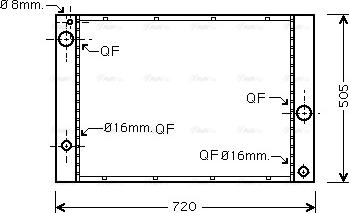 Ava Quality Cooling BWA2338 - Radiatore, Raffreddamento motore autozon.pro