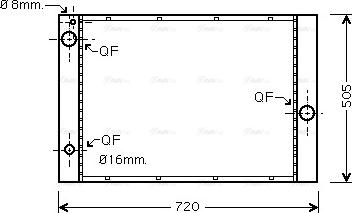 Ava Quality Cooling BWA2285 - Radiatore, Raffreddamento motore autozon.pro