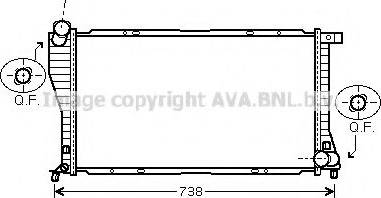 Ava Quality Cooling BWA2234 - Radiatore, Raffreddamento motore autozon.pro