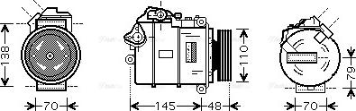 Ava Quality Cooling BW K317 - Compressore, Climatizzatore autozon.pro