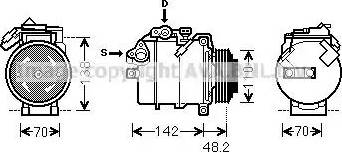 Ava Quality Cooling BWK385 - Compressore, Climatizzatore autozon.pro