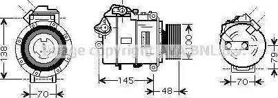 Ava Quality Cooling BW K328 - Compressore, Climatizzatore autozon.pro