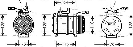 Ava Quality Cooling BW K231 - Compressore, Climatizzatore autozon.pro