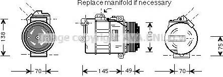 Ava Quality Cooling BW K237 - Compressore, Climatizzatore autozon.pro