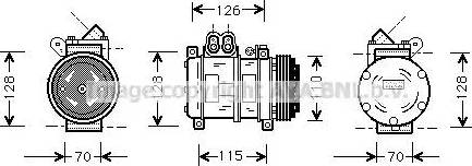 Ava Quality Cooling BW K229 - Compressore, Climatizzatore autozon.pro