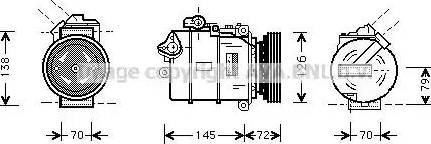 Ava Quality Cooling BW K226 - Compressore, Climatizzatore autozon.pro