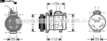 Ava Quality Cooling BW K228 - Compressore, Climatizzatore autozon.pro