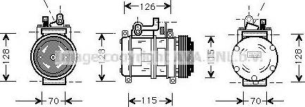 Ava Quality Cooling BW K227 - Compressore, Climatizzatore autozon.pro