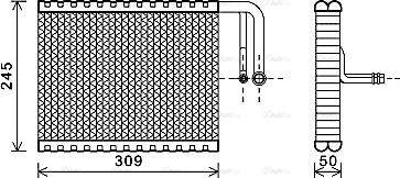 Ava Quality Cooling BWV402 - Evaporatore, Climatizzatore autozon.pro