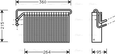 Ava Quality Cooling BW V024 - Evaporatore, Climatizzatore autozon.pro