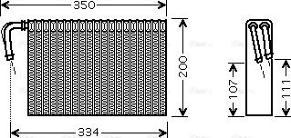 Ava Quality Cooling BW V305 - Evaporatore, Climatizzatore autozon.pro